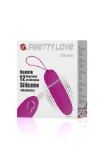 Dawn, œuf vibrant à télécommande sans fil contour texturé