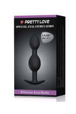 Plug anal avec 2 billes oscillantes