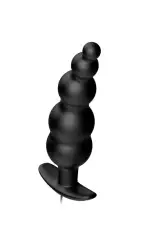 Plug vibrant à boules progressives avec télécommande