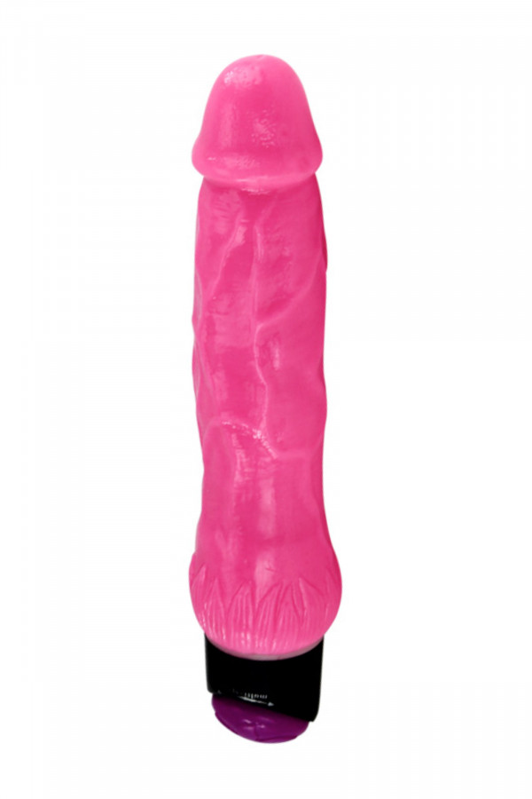 Pink Vibe, vibromasseur réaliste rose 24cm