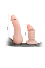 Double gode ceinture avec harnais