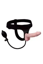 Gode ceinture gonflable avec harnais