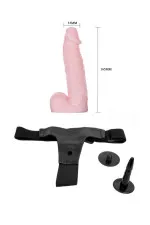 Gode ceinture gonflable avec harnais