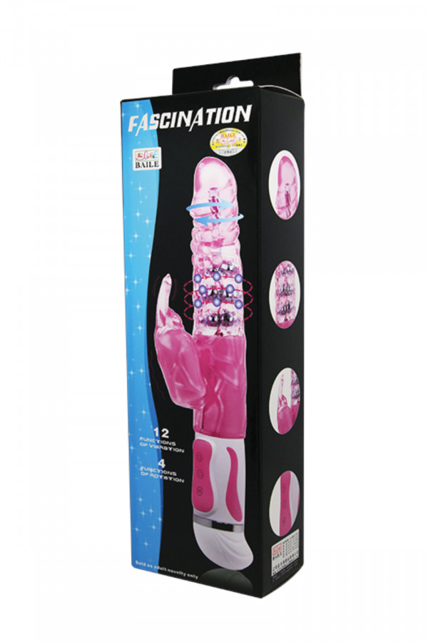 Fascination, vibromasseur rabbit rotatif à billes