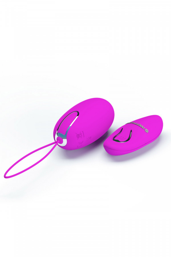 Joyce, œuf vibrant lisse avec télécommande sans fil