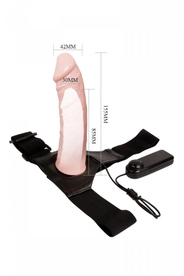 Sextoys gode ceinture réaliste creux vibrant homme femme harnais