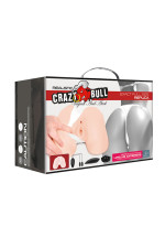 Fessier réaliste vibrant vagin et anus