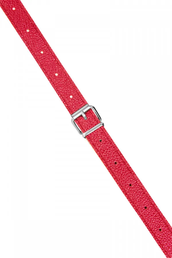 Double gode ceinture silicone ceinture simili cuir