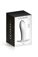 Glossy n°20, plug anal arrondi en verre