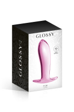 Glossy n°20, plug anal arrondi en verre