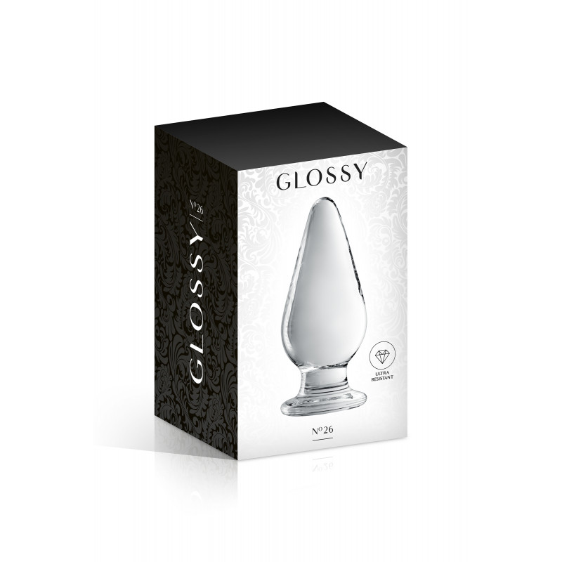 Plug Anal En Verre LOVE AND VIBES - Design Lisse, Unisexe - Neuf