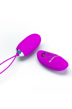 Oeuf vibrant à télécommande sans fil violet