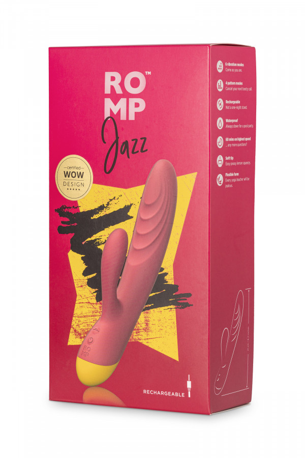 Vibromasseur rabbit silicone Romp Jazz