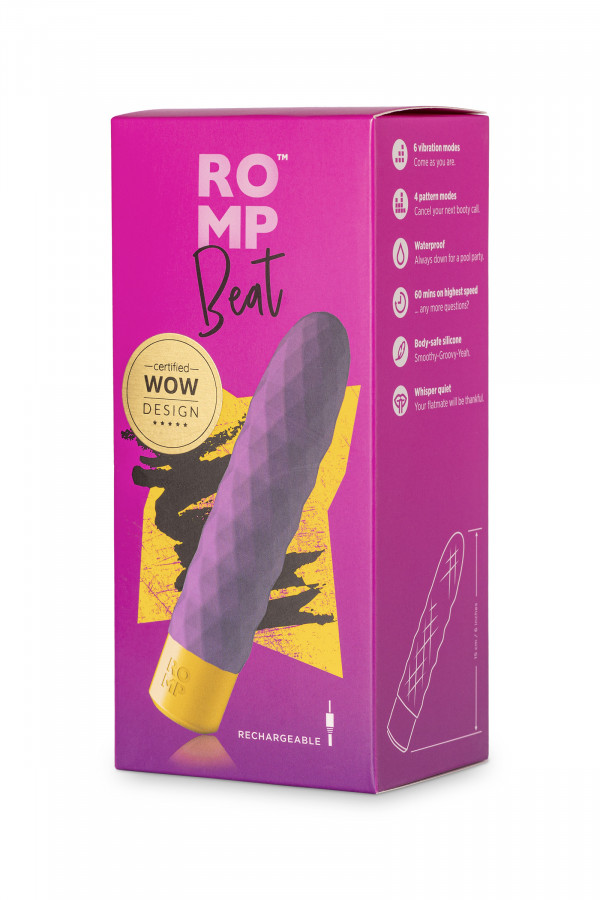Beat - Vibromasseur en silicone rechargeable USB