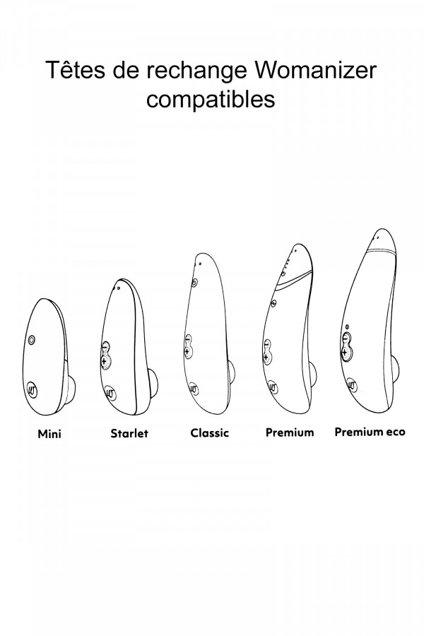 Tete de rechange "L" pour sextoys Womanizer X 3 pas cheres