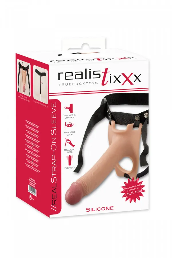 Gode ceinture réaliste creux pour hommes et femmes pas cher