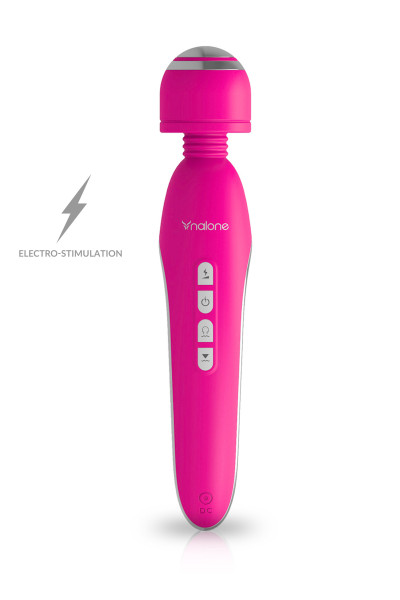 Vibromasseur wand à electro-stimulation