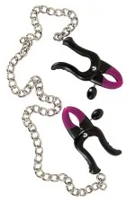 Chaîne de tétons en métal et silicone