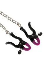 Chaîne de tétons en métal et silicone