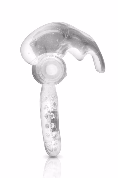 Cockring vibrant avec stimulateur de clitoris