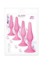 Coffret de 4 plugs anal avec ventouse