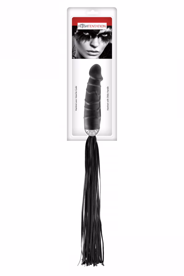 Martinet simili cuir gode accessoires fétichistes