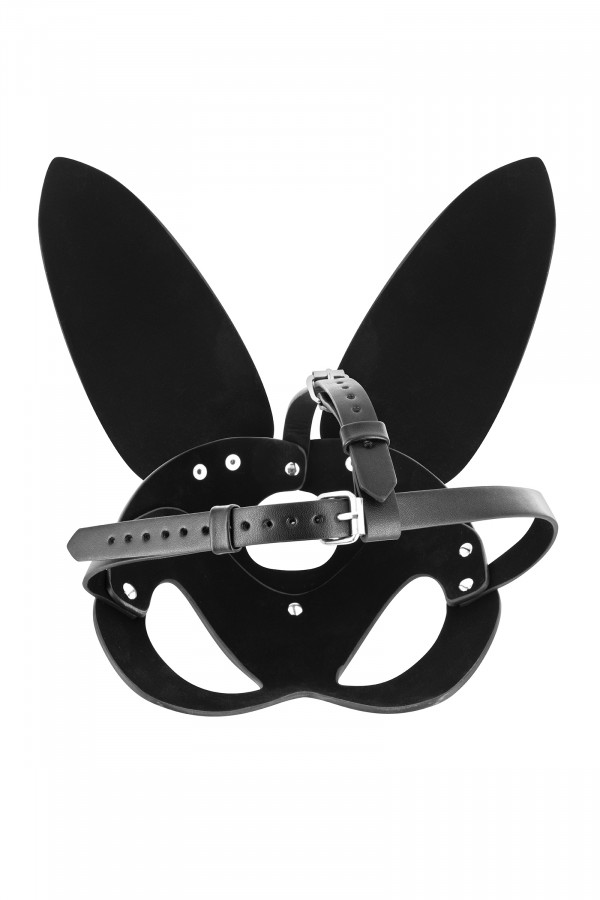 Masque bunny en aspect cuir ajustable