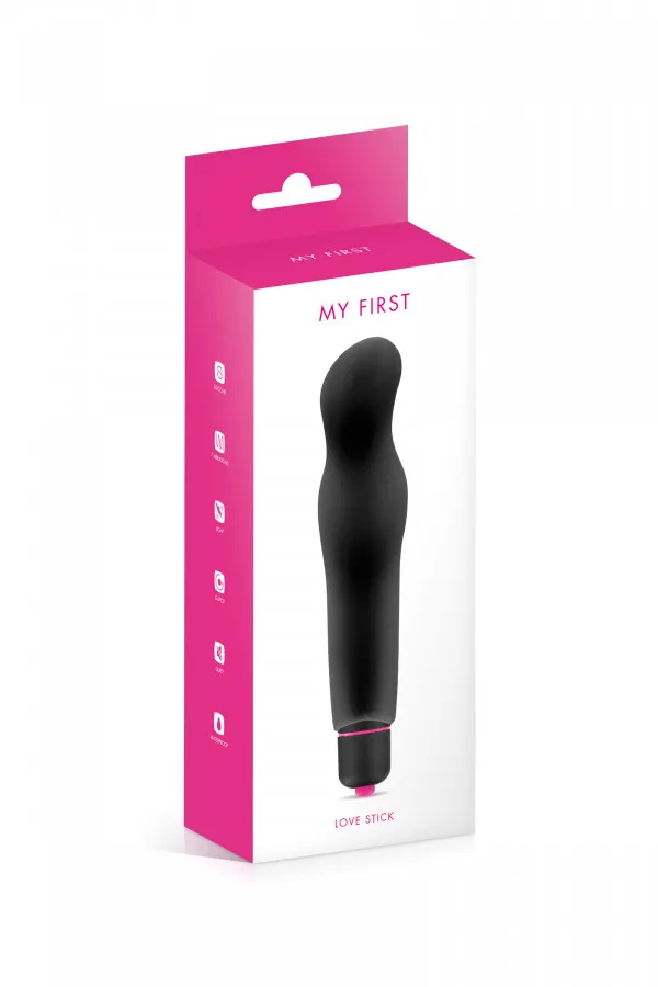 My First vibromasseur : ondulé et noir ce vibromasseur est puissant