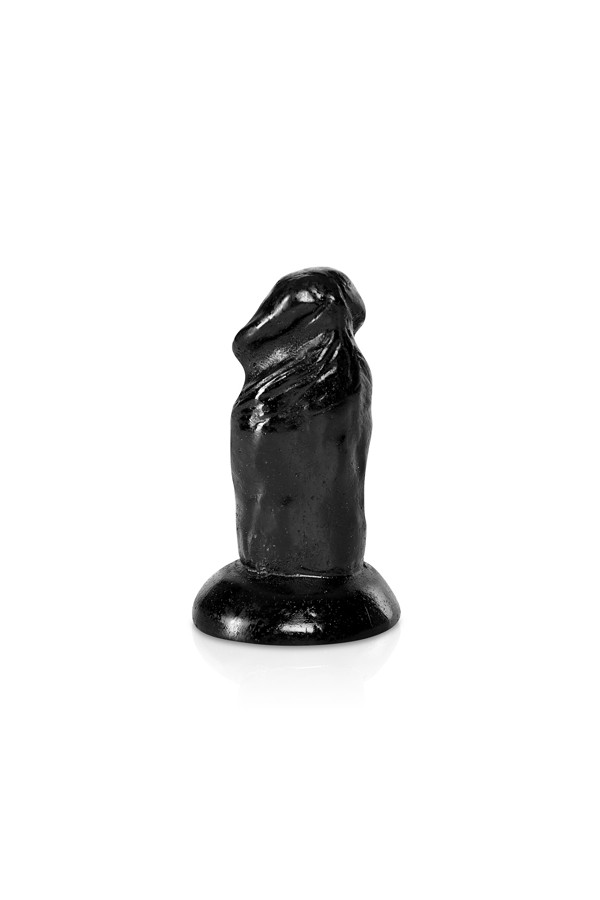 Gode anal plug pénis noir réaliste 11.5cm