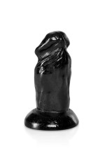 Gode anal plug pénis noir réaliste 11.5cm