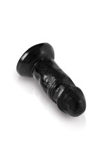 Gode anal plug pénis noir réaliste 11.5cm