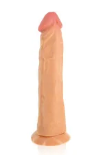 Gros Gode effet peau à ventouse réaliste 20cm