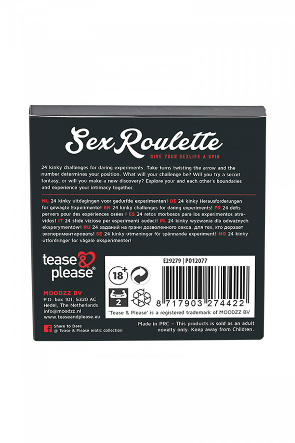 Jeu Érotique Sex Roulette Kinky - Pimentez Vos Soirées Intimes