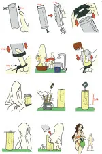 Kit de moulage pénis en silicone