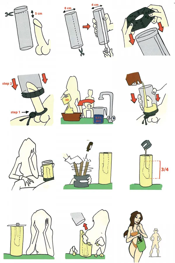 Moulage Pénis Phosphorescent - Gode Réaliste 1596