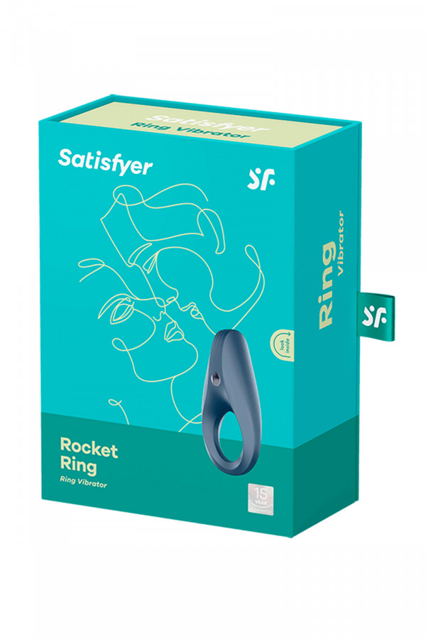 Satisfyer Rocket Ring, cockring vibrant en silicone