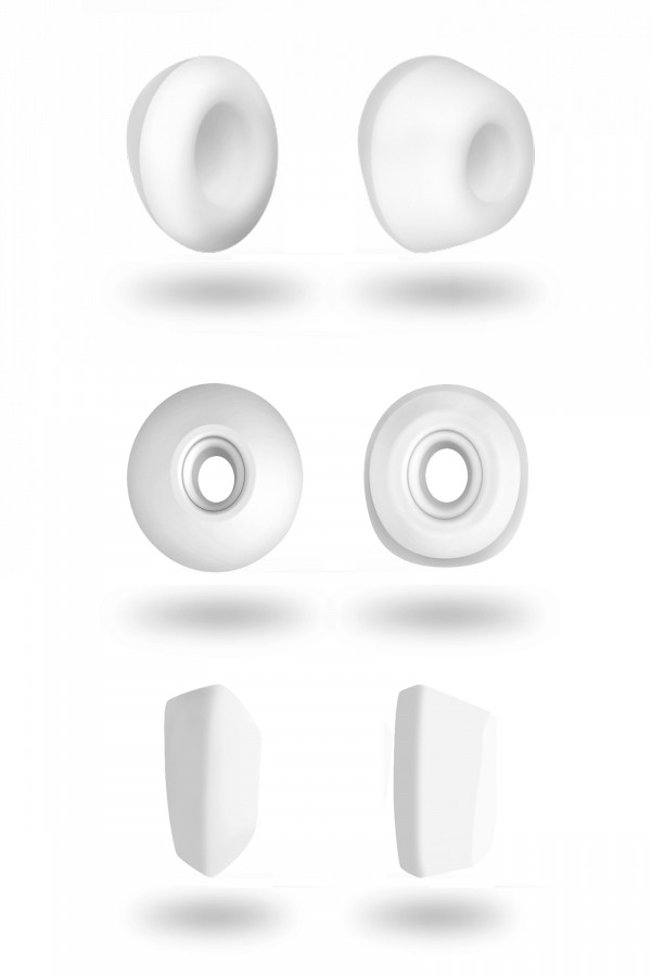 Embouts Silicone Satisfyer Caps Pro 2 - Pack de 5