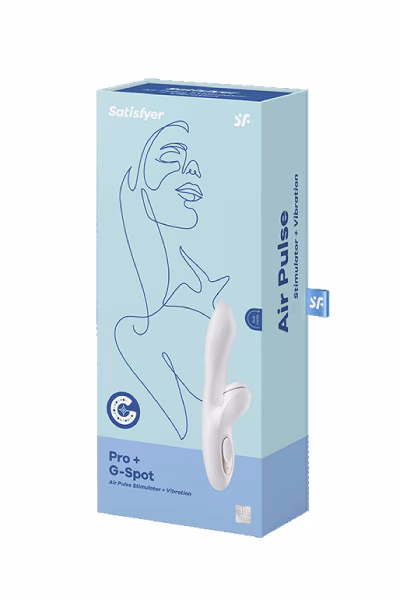 Vibromasseur rabbit Satisfyer : G-Spot blanc très puissant