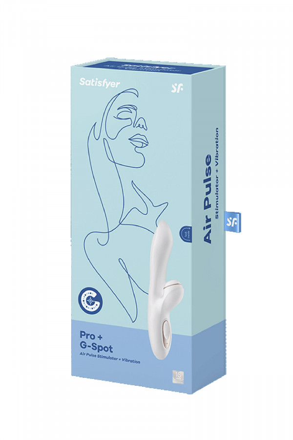 Satisfyer Pro+ G-Spot, vibromasseur rabbit avec air pulsé