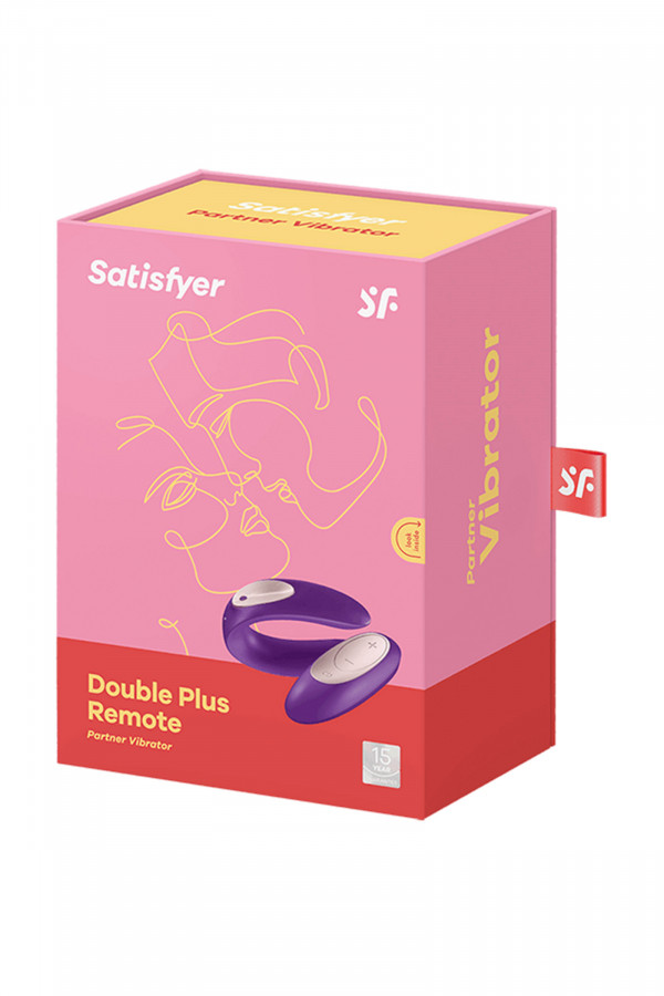 Satisfyer Double Plus Remote, vibromasseur pour couple