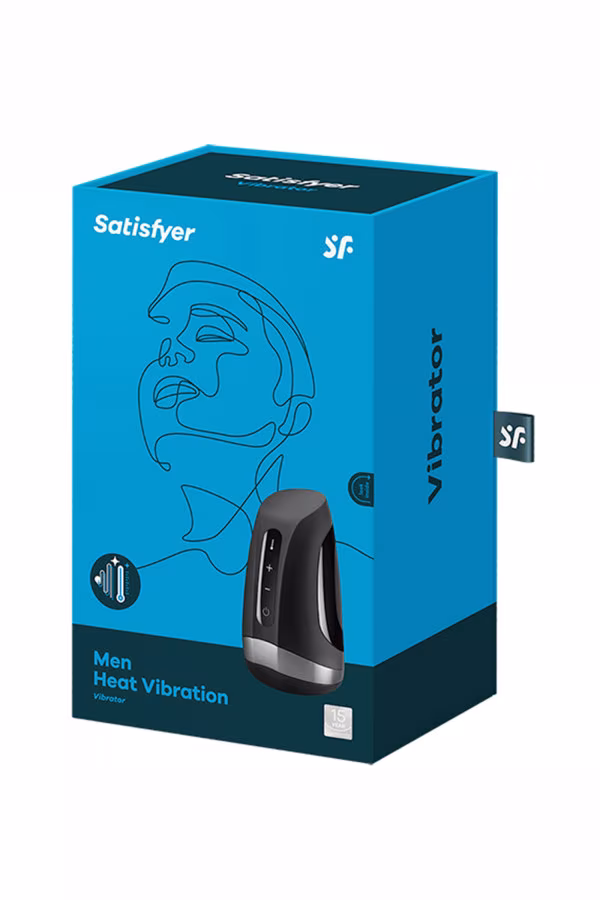 Masturbateur Men Heat Vibration - Automatique et Chauffant