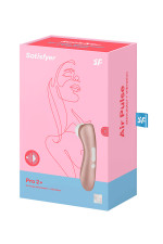 Satisfyer Pro 2+, stimulateur de clitoris par air pulsé et par vibrations