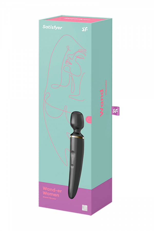 Satisfyer : Vibromasseur noir Wand Er Woman