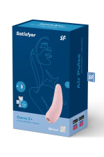 Satisfyer Curvy 2+, stimulateur de clitoris par air pulsé et par vibrations