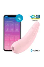Satisfyer Curvy 2+, stimulateur de clitoris par air pulsé et par vibrations