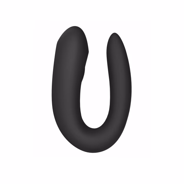 Stimulateur connecté noir de couple Satisfyer Double Joy