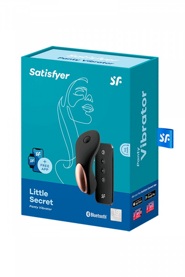 Satisfyer Little Secret, stimulateur de clitoris connecté avec télécommande