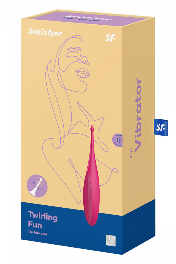 Stimulateur de clitoris et de zones érogènes Satisfyer Twirling Fun