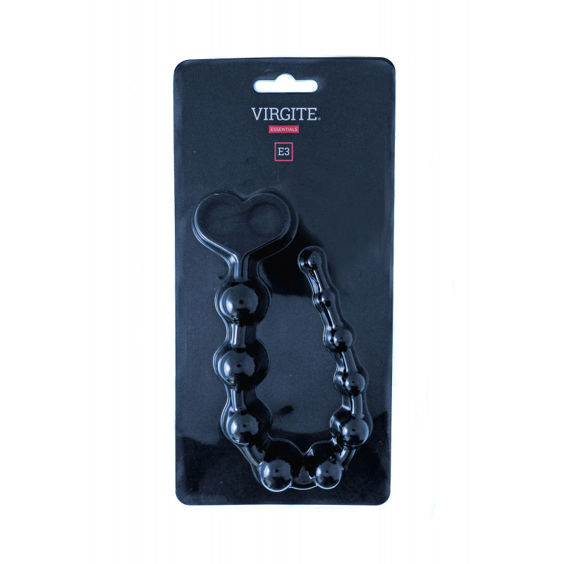 Chapelet Thaï Anal 10 Boules - Matériau Rubber Touch - Unisexe - Neuf