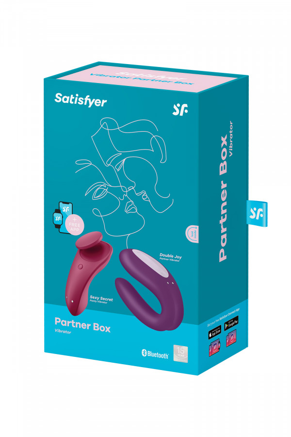 Satisfyer Partner Box, coffret vibromasseur pour femme et couple